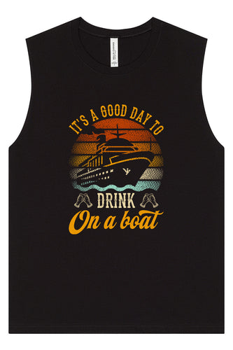 Drink on a Boat Muscle Tank