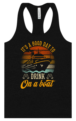 Drink on a Boat Women's Racerback Tank