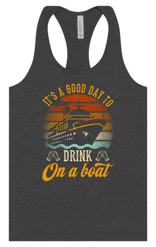 Drink on a Boat Women's Racerback Tank