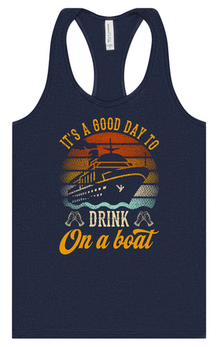Drink on a Boat Women's Racerback Tank