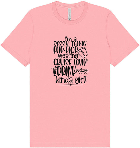 Cruise Lovin' Girl Adult Bella Canvas Shirt