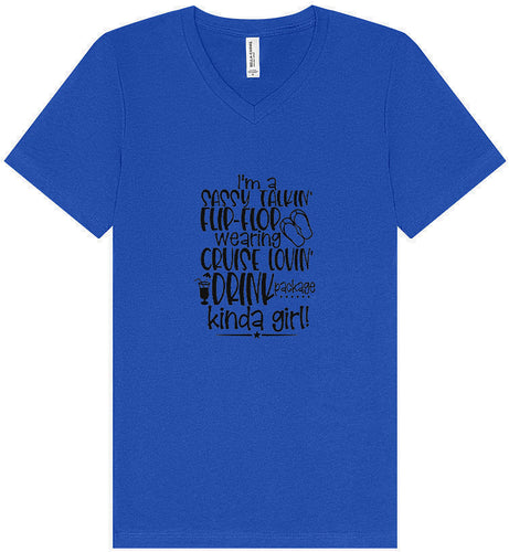 Cruise Lovin' Girl Unisex V-Neck Shirt