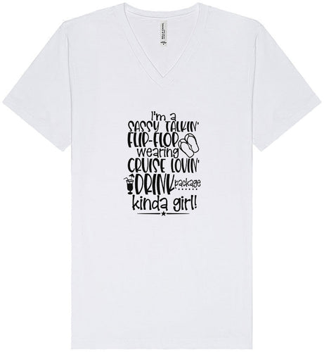 Cruise Lovin' Girl Unisex V-Neck Shirt