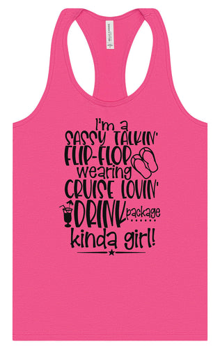 Cruise Lovin' Girl Women's Racerback Tank