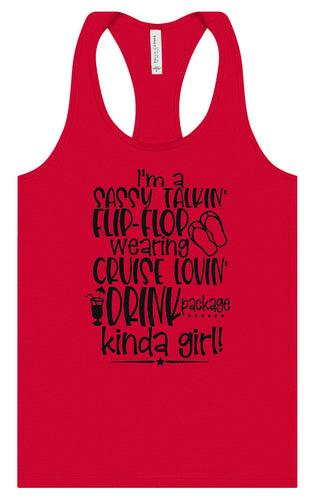 Cruise Lovin' Girl Women's Racerback Tank