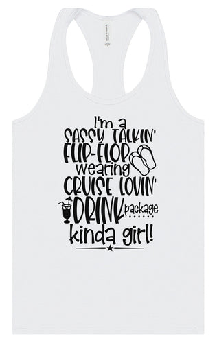 Cruise Lovin' Girl Women's Racerback Tank