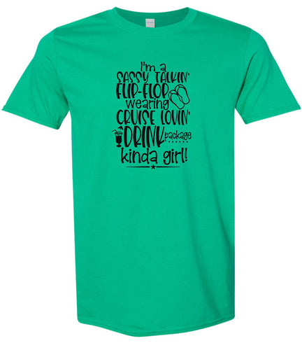 Cruise Lovin' Girl Adult Gildan Soft Shirt