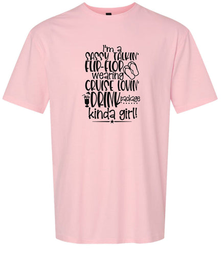 Cruise Lovin' Girl Adult Gildan Soft Shirt