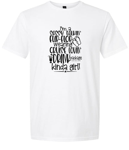Cruise Lovin' Girl Adult Gildan Soft Shirt
