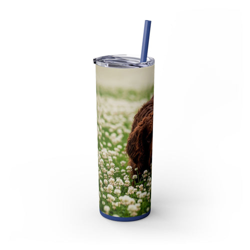 Skinny Tumbler with Straw – 20 oz Stainless Steel Cup