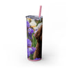 Skinny Tumbler with Straw – 20 oz Stainless Steel Cup