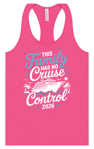No Cruise Control 2026 Women's Racerback Tank