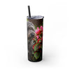 Skinny Tumbler with Straw – 20 oz Stainless Steel Cup