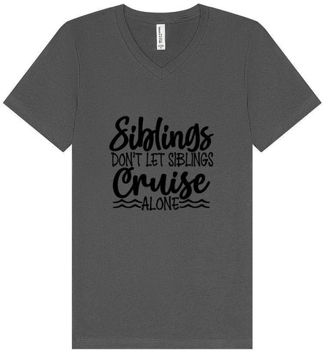 Siblings Don't Cruise Alone Unisex V-Neck Shirt