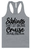 Siblings Don't Cruise Alone Women's Racerback Tank