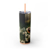 Skinny Tumbler with Straw – 20 oz Stainless Steel Cup