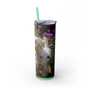 Skinny Tumbler with Straw – 20 oz Stainless Steel Cup