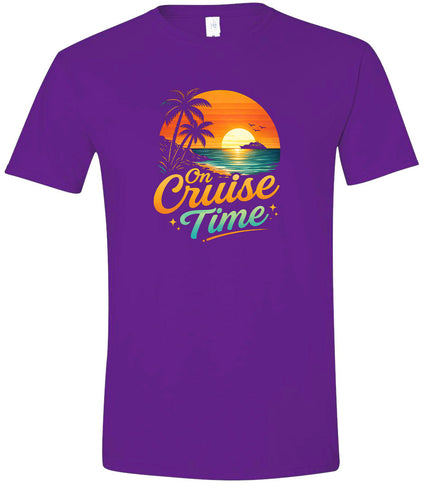 On Cruise Time Adult Gildan Soft Shirt