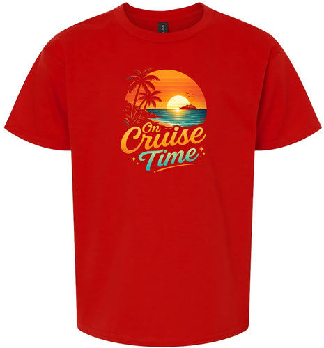 On Cruise Time Children's Gildan Soft Shirt