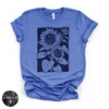Sunflower Tee | Floral Nature Graphic T-Shirt