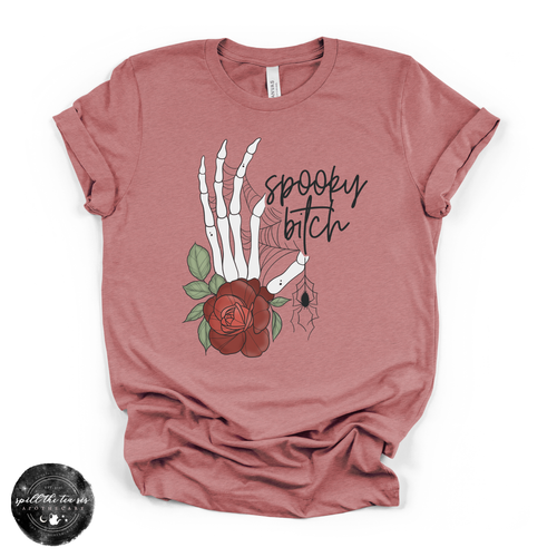 Spooky Bitch Tee | Witchy Halloween Graphic T-Shirt