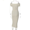 European And American Women's Clothing Hot Girl Art Tight One-step Dress