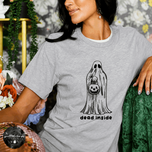 Dead Inside Tee | Funny Gothic Halloween Graphic T-Shirt
