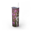 Skinny Tumbler with Straw – 20 oz Stainless Steel Cup