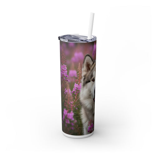 Skinny Tumbler with Straw – 20 oz Stainless Steel Cup