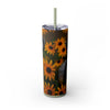 Skinny Tumbler with Straw – 20 oz Stainless Steel Cup