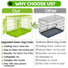 30 Collapsible Green Dog Crate GRN30