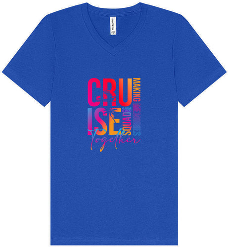 Retro Cruise Together 2026 Unisex V-Neck Shirt