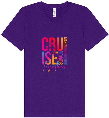 Retro Cruise Together 2026 Unisex V-Neck Shirt