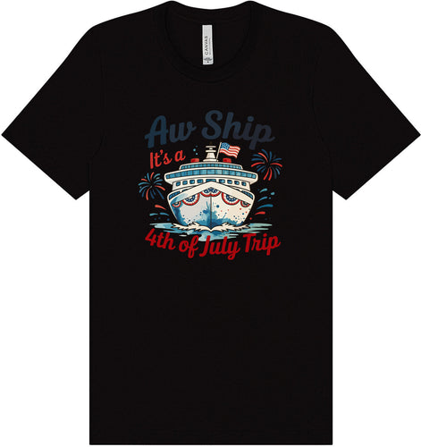 4th of July Cruise Adult Bella Canvas Shirt