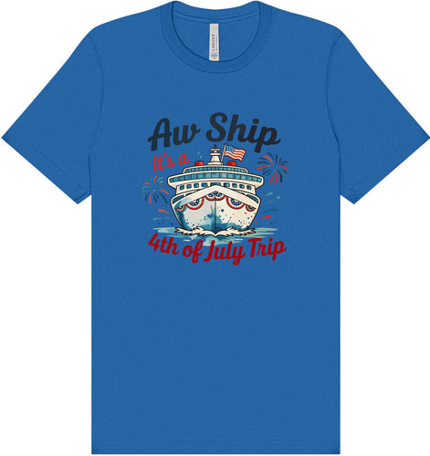 4th of July Cruise Adult Bella Canvas Shirt