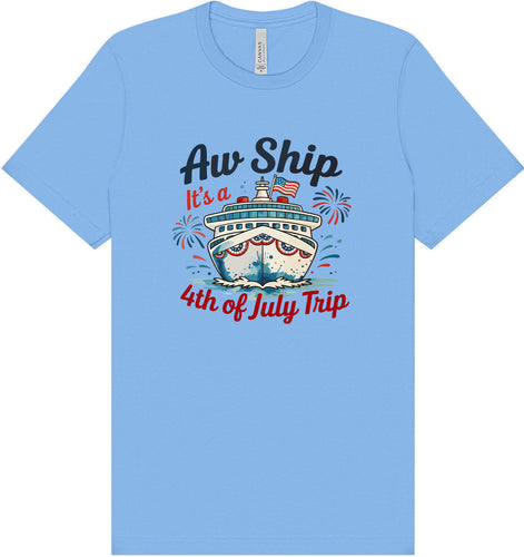 4th of July Cruise Adult Bella Canvas Shirt