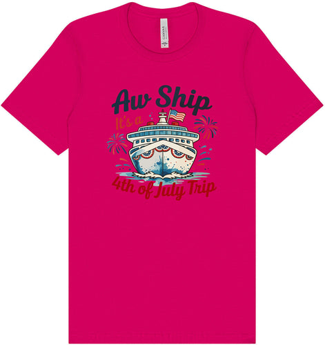 4th of July Cruise Adult Bella Canvas Shirt