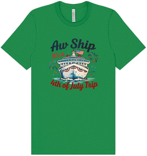 4th of July Cruise Adult Bella Canvas Shirt