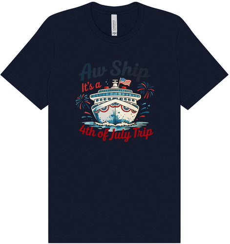 4th of July Cruise Adult Bella Canvas Shirt