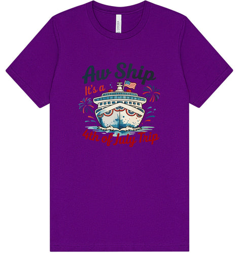 4th of July Cruise Adult Bella Canvas Shirt