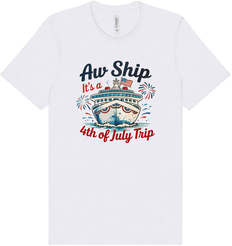 4th of July Cruise Adult Bella Canvas Shirt