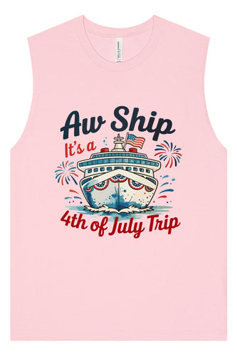 4th of July Cruise Muscle Tank