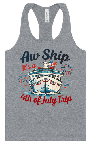 4th of July Cruise Women's Racerback Tank