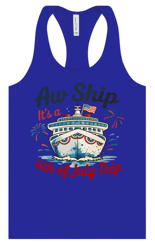 4th of July Cruise Women's Racerback Tank