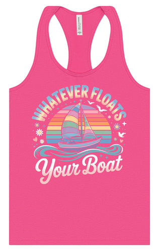 Whatever Floats Your Boat Women's Racerback Tank