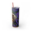 Skinny Tumbler with Straw – 20 oz Stainless Steel Cup