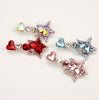 Pet Accessories Rhinestone Star & Heart Hair Clip headwear