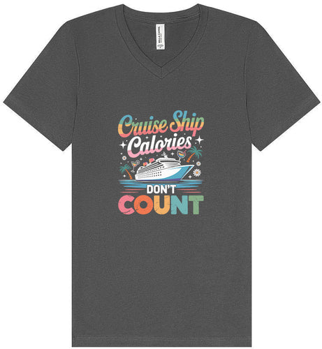 Cruise Ship Calories Don't Count Unisex V-Neck Shirt