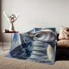 Sweatshirt Blanket – Plush Fleece Throw, 2 Size Options