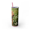 Skinny Tumbler with Straw – 20 oz Stainless Steel Cup